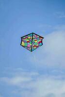 A kite raised in the sky photo