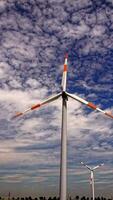 Energy wind turbine photo