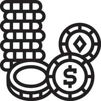 Money exchange payment icon symbol vector image. Illustration of the dollar currency coin graphic design image