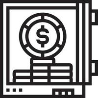 Money exchange payment icon symbol vector image. Illustration of the dollar currency coin graphic design image