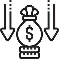 Money exchange payment icon symbol vector image. Illustration of the dollar currency coin graphic design image