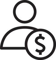 Money exchange payment icon symbol vector image. Illustration of the dollar currency coin graphic design image