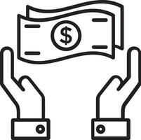 Money exchange payment icon symbol vector image. Illustration of the dollar currency coin graphic design image