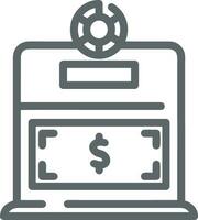 Money exchange payment icon symbol vector image. Illustration of the dollar currency coin graphic design image