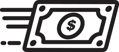 Money exchange payment icon symbol vector image. Illustration of the dollar currency coin graphic design image