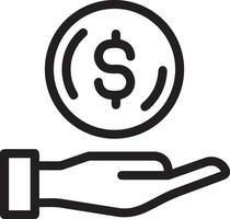 Money exchange payment icon symbol vector image. Illustration of the dollar currency coin graphic design image