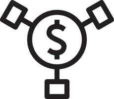 Money exchange payment icon symbol vector image. Illustration of the dollar currency coin graphic design image