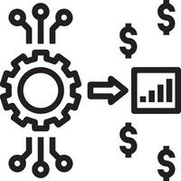 Money exchange payment icon symbol vector image. Illustration of the dollar currency coin graphic design image