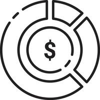 Money exchange payment icon symbol vector image. Illustration of the dollar currency coin graphic design image