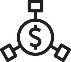 Money exchange payment icon symbol vector image. Illustration of the dollar currency coin graphic design image