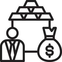 Money exchange payment icon symbol vector image. Illustration of the dollar currency coin graphic design image