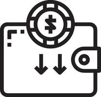 Money exchange payment icon symbol vector image. Illustration of the dollar currency coin graphic design image