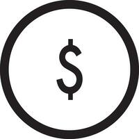 Money exchange payment icon symbol vector image. Illustration of the dollar currency coin graphic design image