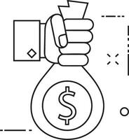 Money exchange payment icon symbol vector image. Illustration of the dollar currency coin graphic design image