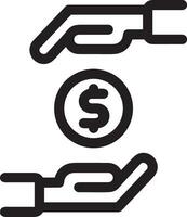 Money exchange payment icon symbol vector image. Illustration of the dollar currency coin graphic design image