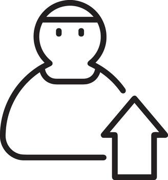 Growth business icon symbol vector image. Illustration of the progress outline infographic strategy  development design image