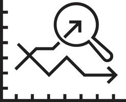 Growth business icon symbol vector image. Illustration of the progress outline infographic strategy  development design image