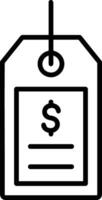 Price tag icon symbol vector image. Illustration of the coupon product pricing sale image design