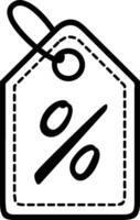 Price tag icon symbol vector image. Illustration of the coupon product pricing sale image design