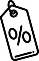 Price tag icon symbol vector image. Illustration of the coupon product pricing sale image design