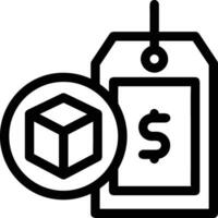 Price tag icon symbol vector image. Illustration of the coupon product pricing sale image design