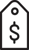 Price tag icon symbol vector image. Illustration of the coupon product pricing sale image design