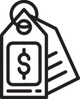 Price tag icon symbol vector image. Illustration of the coupon product pricing sale image design