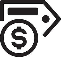 Price tag icon symbol vector image. Illustration of the coupon product pricing sale image design