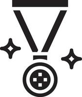 Winner success icon symbol image vector. Illustration of reward champion win championship bedge image design vector