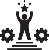 Winner success icon symbol image vector. Illustration of reward champion win championship bedge image design vector