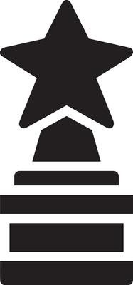 Winner success icon symbol image vector. Illustration of reward champion win championship bedge image design