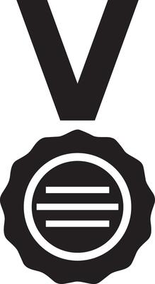 Winner success icon symbol image vector. Illustration of reward champion win championship bedge image design