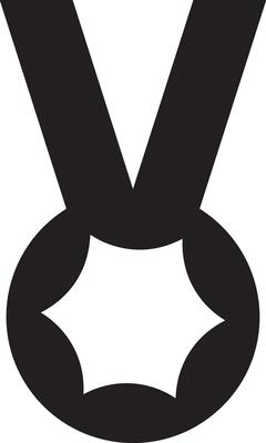 Winner success icon symbol image vector. Illustration of reward champion win championship bedge image design
