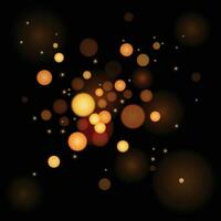 bokeh lights effect background vector illustration