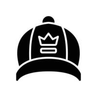 cap glyph icon. vector icon for your website, mobile, presentation, and logo design.