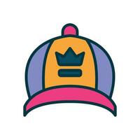 cap filled color icon. vector icon for your website, mobile, presentation, and logo design.