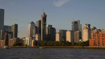 Canary Wharf is a complex of commercial buildings video