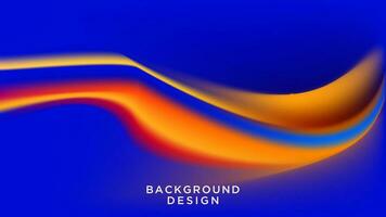 resumen antecedentes elegante degradado azul naranja suave líquido color diseño vector modelo bueno para moderno sitio web, fondo de pantalla, cubrir diseño