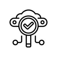 search line icon. vector icon for your website, mobile, presentation, and logo design.