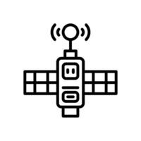 satellite line icon. vector icon for your website, mobile, presentation, and logo design.