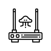 router line icon. vector icon for your website, mobile, presentation, and logo design.