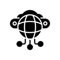 internet glyph icon. vector icon for your website, mobile, presentation, and logo design.