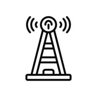 antena línea icono. vector icono para tu sitio web, móvil, presentación, y logo diseño.