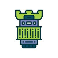 lens camera filled color icon. vector icon for your website, mobile, presentation, and logo design.