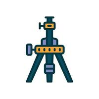 tripod filled color icon. vector icon for your website, mobile, presentation, and logo design.