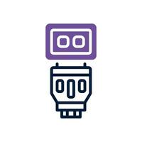 flash camera dual tone icon. vector icon for your website, mobile, presentation, and logo design.
