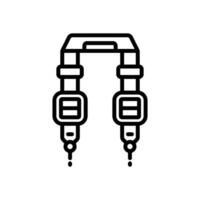 camera strap line icon. vector icon for your website, mobile, presentation, and logo design.