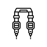 camera strap line icon. vector icon for your website, mobile, presentation, and logo design.