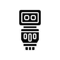 flash camera glyph icon. vector icon for your website, mobile, presentation, and logo design.