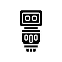 flash camera glyph icon. vector icon for your website, mobile, presentation, and logo design.